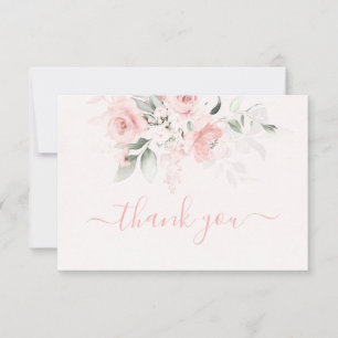 Blush Pink Dankeschön Karte