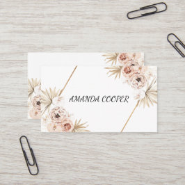 Blush Pink Feminine Visitenkarte