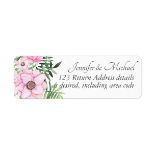 Blush Pink Floral Sage Blätter Budget Hochzeit