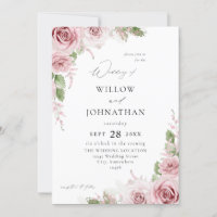 Blush Pink Floral Wedding