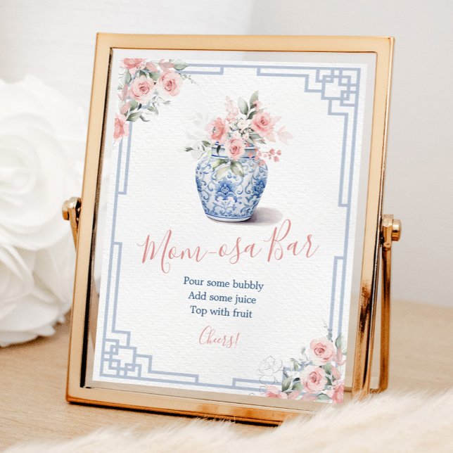 Blush Pink Ginger Jar Chinoiserie Baby Mama-osa Ba Poster (Von Creator hochgeladen)