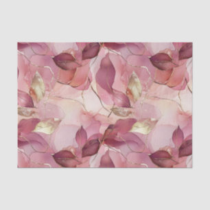 Blush Pink Gold Blätter Brautparty Seidenpapier