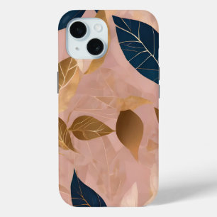 Blush Pink Gold Boho Blätter Populäre Sammlung Case-Mate iPhone Hülle