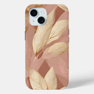 Blush Pink Gold Trendy Boho Blätter Collection Case-Mate iPhone Hülle
