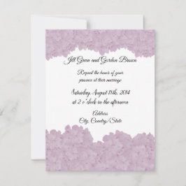 Blush Pink Hydrangea Hochzeitseinladung Einladung