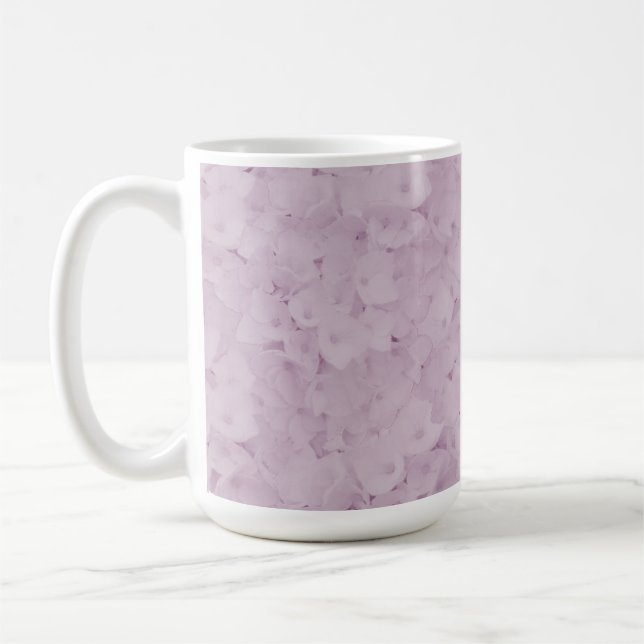 Blush Pink Hydrangeas Tasse (Links)