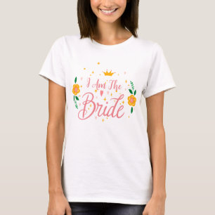 Blush Pink I Be Bride Bachelorette Group Party T-Shirt