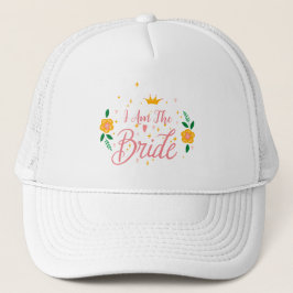 Blush Pink I Be Bride Bachelorette Group Party Truckerkappe