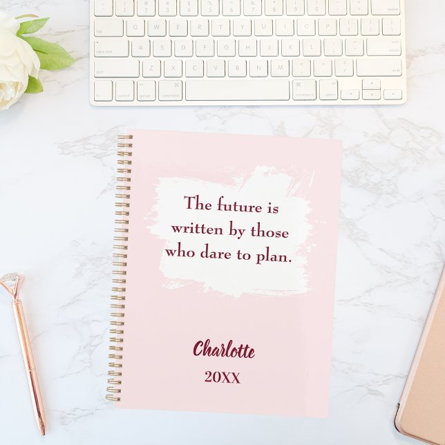 Blush pink inspirational quote 2026 planer (Von Creator hochgeladen)