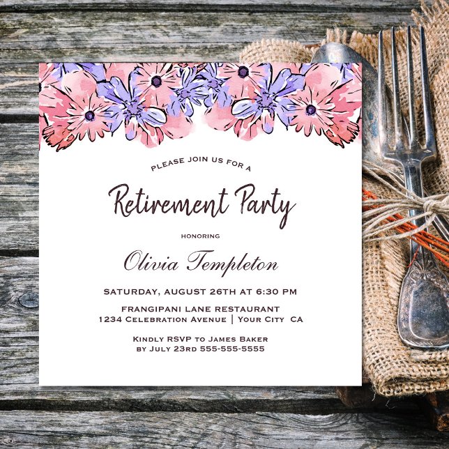Blush Pink Lavendel Party für die Blumenruhestätte Einladung (Von Creator hochgeladen)