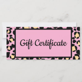Blush Pink Leopard Lash Schönheitsgeschenk
