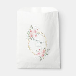 Blush Pink Liebe ist süße Hochzeit Geschenktütchen