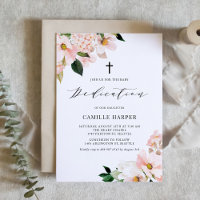 Blush Pink Magnolia und Hydrangea Baby Dedication