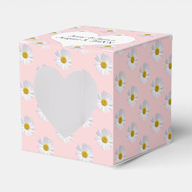 Blush Pink mit Daisisis Gesichtsbox Geschenkschachtel (Vorderseite)