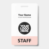 Blush Pink Mitarbeiter Firmenlogos Markierung