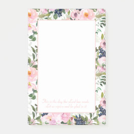 Blush Pink Navy Blues Christlich Bibel Verse Post-it Klebezettel