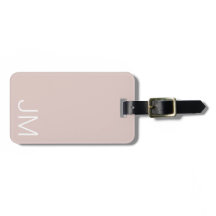 Blush Pink Oversified Mit Monogramm Initials Trend