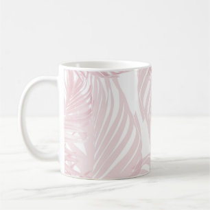 Blush Pink Palm Bliss 1 #tropic #art Kaffeetasse