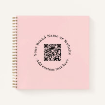 Blush Pink QR | Feminines Geschäftspromo-Design
