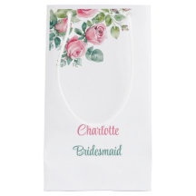 Blush Pink Rose Bridesmaid Bachelorette Floral