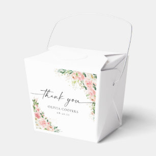 Blush Pink Rose Gold Baby Dusche Box Geschenkschachtel