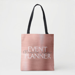 Blush Pink - Rose Gold Foil Event Planner Lieferum Tasche