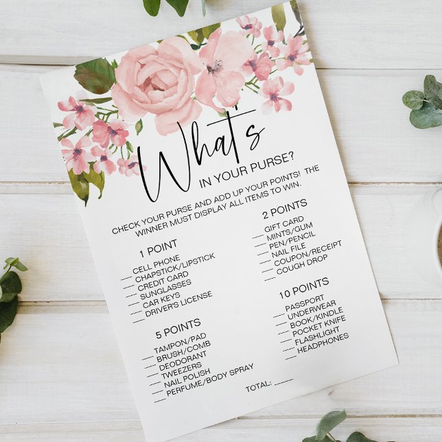 Blush Pink Roses Blumenspiel Raten Sie den Dress F Flyer (Von Creator hochgeladen)