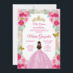 Blush Pink Roses Charra Mis Einladung<br><div class="desc">Hellrosa Rose Charra Mis Quince Einladung Mis Quince Anos,  15. Geburtstag, </div>