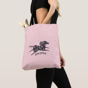 Blush Pink Run Free Christlich Faith Shopping Tasche