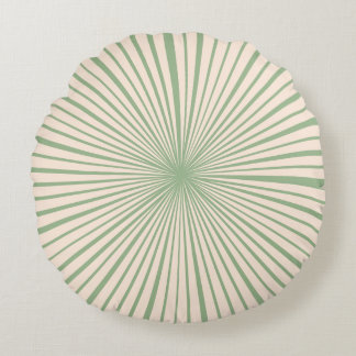 Blush Pink Sage Green Wheel Trendy Mode Rundes Kissen