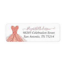 Blush Pink Sparkle Dress Girl Rose Gold