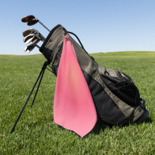 Blush Pink Sparky Golf Handtuch mit Haken