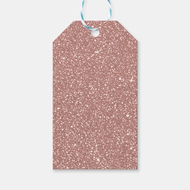 Blush Pink Speckled Pattern Party Geschenkanhänger (Vorderseite)
