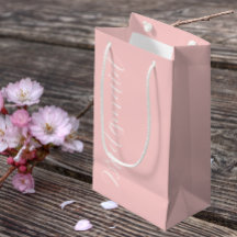 Blush Pink Stilistische Script Hochzeit Bridesmaid