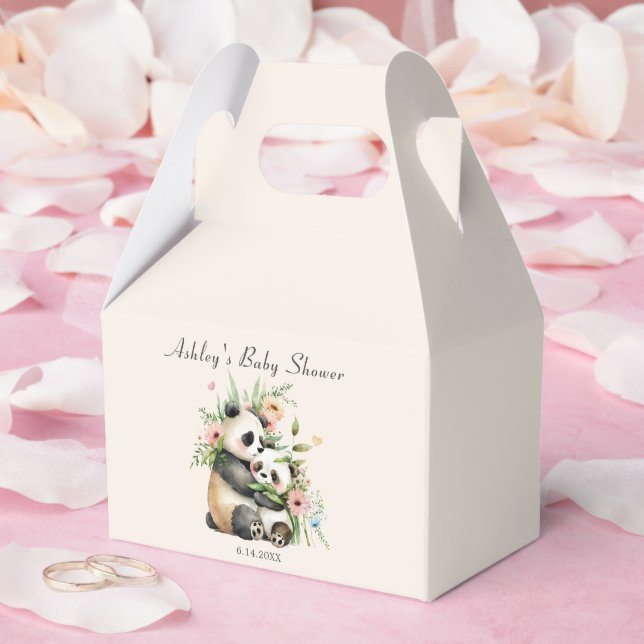 Blush Pink Teddy Bear Baby Girl Dusche Geschenkschachtel (Hochzeit)