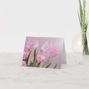 Blush Pink Tulip Mitteilungskarten