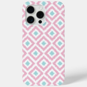 Blush Pink und Minze Diamond Ikat Muster title_seo2