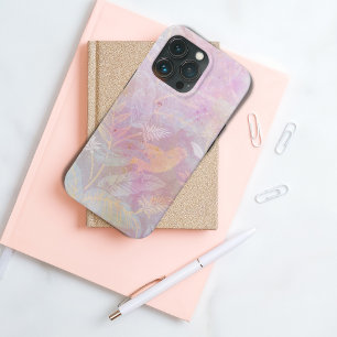 Blush Pink Wasserfarbe Botanischer Vogel Case-Mate iPhone Hülle