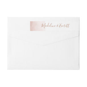 Blush Pink Wasserfarbe & Rose Gold Hochzeit