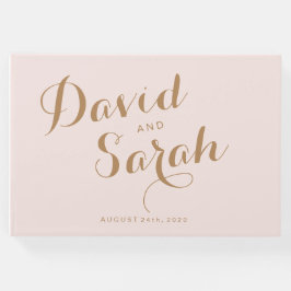 Blush Pink Wedbook Gästebuch