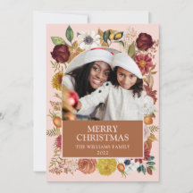 Blush Pink Weihnachten Botanisches Foto 1