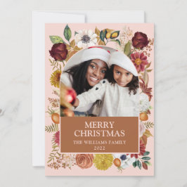 Blush Pink Weihnachten Botanisches Foto 1 