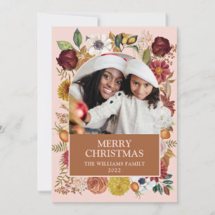 Blush Pink Weihnachten Botanisches Foto 1 