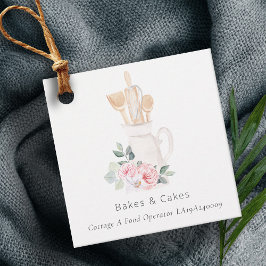 Blush Pink Whisk Spatula Spoons Backen Utensiden Geschenkanhänger