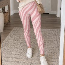 Blush Pink Zebra Stripes