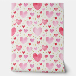 Blush Romance & Crimson Sparkle Tapete