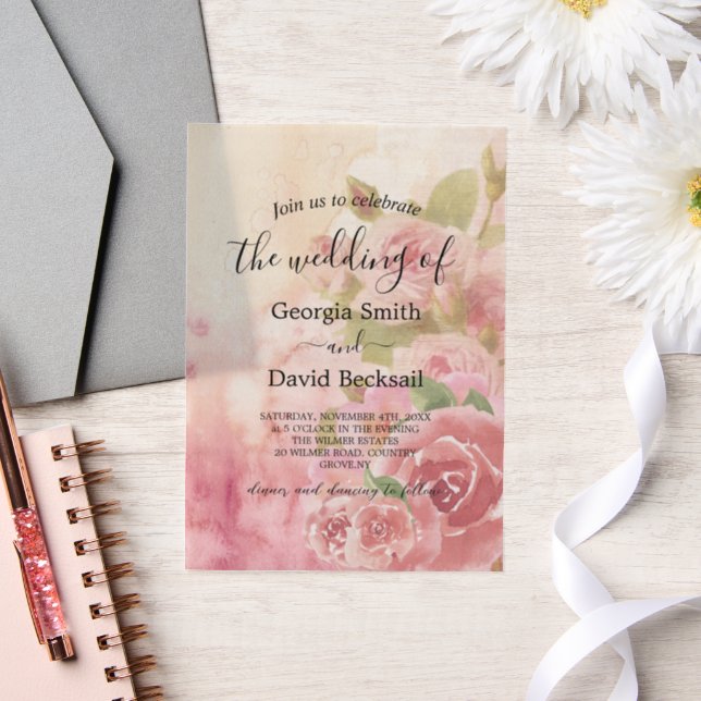 Blush Rose Botanische Hochzeit (Hochzeit)