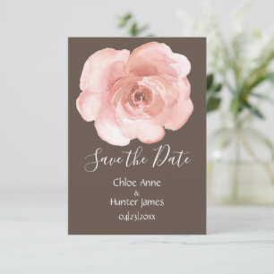 Blush Rose Einfach Save the Date