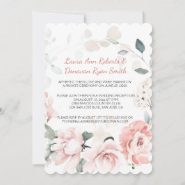 Blush Rose Hummingbirds Grüne Landschaft Empfang