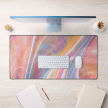 Blush rose jaune violet marbre bleu Ajouter un mon